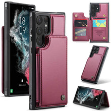 Lade das Bild in den Galerie-Viewer, Casekis RFID Cardholder Wallet Phone Case For Galaxy S22 Ultra