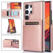 Lade das Bild in den Galerie-Viewer, Casekis Bracket Card Slot Phone Case Rose Gold