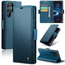 Lade das Bild in den Galerie-Viewer, Casekis RFID Cardholder Phone Case Blue