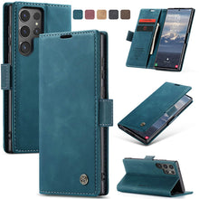 Lade das Bild in den Galerie-Viewer, Casekis Retro Wallet Case Blue
