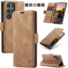 Load image into Gallery viewer, Casekis Retro Wallet Case Brown