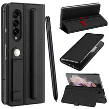 Load image into Gallery viewer, Casekis Leather Case With S Pen for Galaxy Z Fold 3 5G