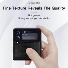 Lade das Bild in den Galerie-Viewer, Z Flip 3 5G Carbon Fiber Pattern Phone Case - Casekis