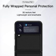 Lade das Bild in den Galerie-Viewer, Z Flip 3 5G Carbon Fiber Pattern Phone Case - Casekis