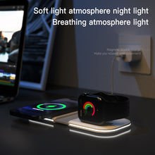 Lade das Bild in den Galerie-Viewer, Casekis Wireless Charging station, 2 in 1 Magsafe Foldable Charger