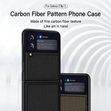 Lade das Bild in den Galerie-Viewer, Z Flip 3 5G Carbon Fiber Pattern Phone Case - Casekis