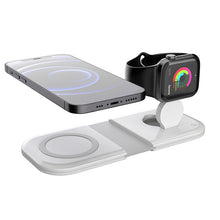 Lade das Bild in den Galerie-Viewer, Casekis Wireless Charging station, 2 in 1 Magsafe Foldable Charger