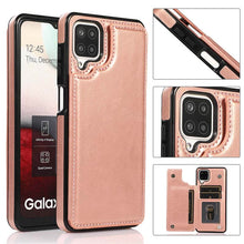 Load image into Gallery viewer, Casekis Cardholder Leather Wallet Phone Case For Galaxy A12