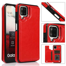Load image into Gallery viewer, Casekis Cardholder Leather Wallet Phone Case For Galaxy A12