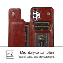 Lade das Bild in den Galerie-Viewer, Casekis Cardholder Leather Wallet Phone Case For Galaxy A32 5G