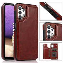 Lade das Bild in den Galerie-Viewer, Casekis Cardholder Leather Wallet Phone Case For Galaxy A32 5G