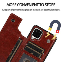 Load image into Gallery viewer, Casekis Cardholder Leather Wallet Phone Case For Galaxy A12