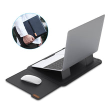 Lade das Bild in den Galerie-Viewer, Casekis Leather Laptop Bag with Mouse Pad Adjustable Stand for Laptop 15 inch/16 inch