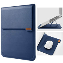 Lade das Bild in den Galerie-Viewer, Casekis Leather Laptop Bag with Mouse Pad Adjustable Stand for Laptop 15 inch/16 inch
