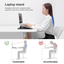Lade das Bild in den Galerie-Viewer, Casekis Leather Laptop Bag with Mouse Pad Adjustable Stand for Laptop 15 inch/16 inch