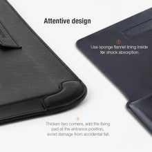 Lade das Bild in den Galerie-Viewer, Casekis Leather Laptop Bag with Mouse Pad Adjustable Stand for Laptop 15 inch/16 inch