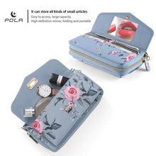 Lade das Bild in den Galerie-Viewer, Casekis Multifunction Tote Crossbody Phone Bag Blue