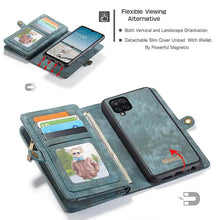 Load image into Gallery viewer, Casekis Samsung Galaxy A12 Multifunctional Wallet PU Leather Case - Casekis