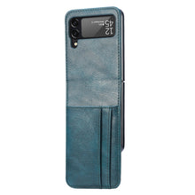 Lade das Bild in den Galerie-Viewer, Casekis Folding Multi-card Leather Case for Galaxy Z Flip 3 5G