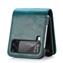 Lade das Bild in den Galerie-Viewer, Casekis Folding Multi-card Leather Case for Galaxy Z Flip 3 5G