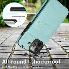 Lade das Bild in den Galerie-Viewer, Casekis Bracket Card Slot Phone Case Green
