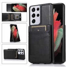 Load image into Gallery viewer, Casekis Bracket Card Slot Phone Case Black