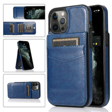 Load image into Gallery viewer, Casekis Bracket Card Slot Phone Case Blue