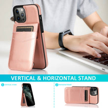Load image into Gallery viewer, Casekis Bracket Card Slot Phone Case Rose Gold