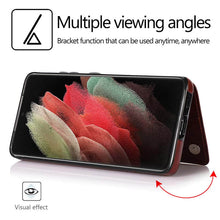 Lade das Bild in den Galerie-Viewer, Casekis Cardholder Leather Wallet Phone Case For Galaxy