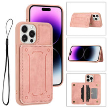 Load image into Gallery viewer, Casekis Magnetic Cardholder Phone Case Pink