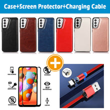 Lade das Bild in den Galerie-Viewer, Casekis Cardholder Leather Wallet Phone Case For Galaxy S21 5G