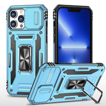 Lade das Bild in den Galerie-Viewer, Casekis Sliding Camera Cover Anti-Fall Phone Case Light Blue