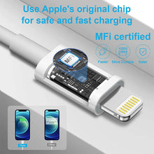 Lade das Bild in den Galerie-Viewer, CASEKIS 20W Tpye-C Fast Charger With 6ft Cable For iPhone