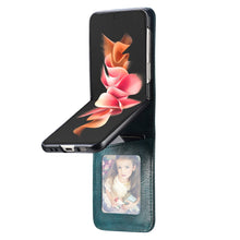 Lade das Bild in den Galerie-Viewer, Casekis Folding Multi-card Leather Case for Galaxy Z Flip 3 5G