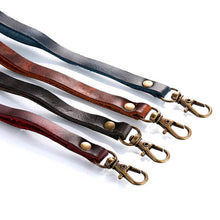 Lade das Bild in den Galerie-Viewer, Genuine Cowhide Leather Button Flip Phone Case For Apple iPhone 13 Series - Casekis