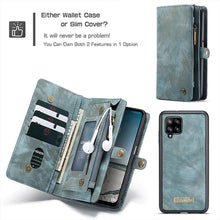 Load image into Gallery viewer, Casekis Samsung Galaxy A12 Multifunctional Wallet PU Leather Case - Casekis