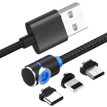 Lade das Bild in den Galerie-Viewer, 3 in 1 360° Magnetic Charging Cable for Huawei iPhone Samsung - Casekis