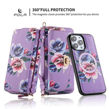 Lade das Bild in den Galerie-Viewer, Casekis Multifunction Tote Crossbody Phone Bag Purple