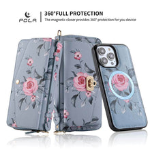 Lade das Bild in den Galerie-Viewer, Casekis Multifunction Tote Crossbody Phone Bag Blue