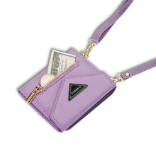 Lade das Bild in den Galerie-Viewer, Casekis Crossbody Strap Leather Magnetic Wallet Case For Galaxy Z Flip 3 5G