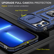Lade das Bild in den Galerie-Viewer, Casekis Sliding Camera Cover Anti-Fall Phone Case Navy Blue