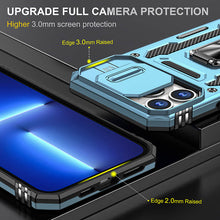 Lade das Bild in den Galerie-Viewer, Casekis Sliding Camera Cover Anti-Fall Phone Case Light Blue