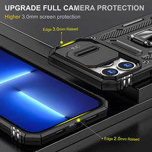 Lade das Bild in den Galerie-Viewer, Casekis Sliding Camera Cover Anti-Fall Phone Case Black