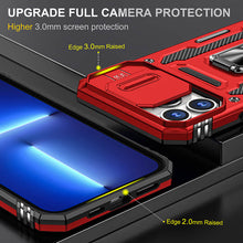 Lade das Bild in den Galerie-Viewer, Casekis Sliding Camera Cover Anti-Fall Phone Case Red