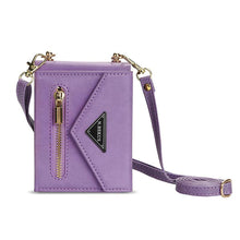 Lade das Bild in den Galerie-Viewer, Casekis Crossbody Strap Leather Magnetic Wallet Case For Galaxy Z Flip 3 5G