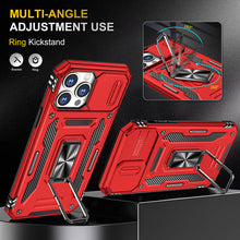 Lade das Bild in den Galerie-Viewer, Casekis Sliding Camera Cover Anti-Fall Phone Case Red