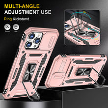 Lade das Bild in den Galerie-Viewer, Casekis Sliding Camera Cover Anti-Fall Phone Case Rose Gold