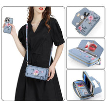 Lade das Bild in den Galerie-Viewer, Casekis Multifunction Tote Crossbody Phone Bag Blue