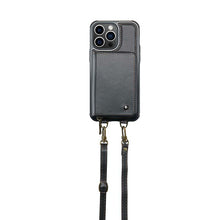 Load image into Gallery viewer, Casekis Zipper Crossbody Wallet RFID Phone Case Black