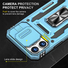 Lade das Bild in den Galerie-Viewer, Casekis Sliding Camera Cover Anti-Fall Phone Case Light Blue